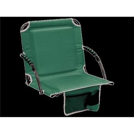 Rio Rio 10121-412-1 Gear Bleacher Boss Pal Stadium Chair Wrapped Arms; Green 10121-412-1